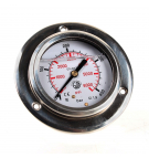 Manometer Italmanometri mit G 1/4" Anschluss hinten; 0-250 bar; NS 63mm
