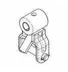 Soporte rotador FR10 tipo O d25x78