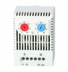 Termostato para armarios de control 0 › +60 °C. NC, SIN ESTEGO