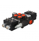 2-section hydraulic distributor, electrically controlled 12V