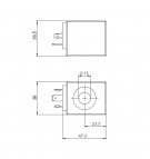 Coil 12VDC 22W fi13 h = 38.5mm