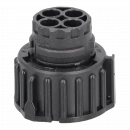 Złącze okrągłe; wtyk; żeńskie; 2.5mm System; PIN: 4; na przewód