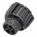 Złącze okrągłe; wtyk; żeńskie; 2.5mm System; PIN: 4; na przewód