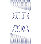 Control sticker for Bar Cargolift, Sorensen lifts