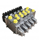 Danfoss PVG32 hydraulic distributor, 5 sections, PVEH-DI