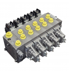 Rozdzielacz hydrauliczny Danfoss PVG32, wg.specyfikacji - 5 sekcji, ster.elektrycznie