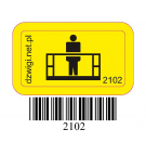 Pictogram - one person in the basket