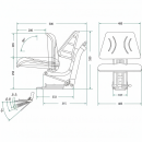 Siedzisko HDS - składane