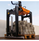 Used Kinshofer Pallet Gripper Type KM332-V-1100