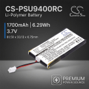 Batería de repuesto para Philips Pronto TSU9400 / PB9400, 1700 mAh, polímero de litio, 3,7 V (Cameron Sino)