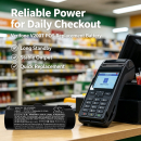 Batería de repuesto para Verifone V200T / BPK470-001, 3300 mAh, iones de litio, 3,7 V (Cameron Sino)