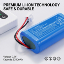 Replacement Battery for ZTE MF903 / Li3650T42P6h673719 5200mAh Li-ion 3.7V (Cameron Sino)