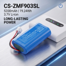 Replacement Battery for ZTE MF903 / Li3650T42P6h673719 5200mAh Li-ion 3.7V (Cameron Sino)