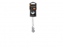 Ratcheting open-end wrench, articulated, 10 mm, Teger