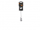 Ratcheting open-end wrench, articulated, 11 mm, Teger