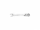Ratcheting open-end wrench, articulated, 12 mm, Teger