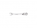 Ratcheting open-end wrench, articulated, 13 mm, Teger