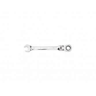 Ratcheting open-end wrench, articulated, 13 mm, Teger