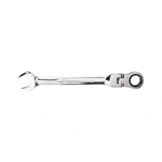 Combination wrench with ratchet, foldable, hinged, 22 mm, Teger