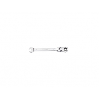 Ratcheting open-end wrench, articulated, 8 mm, Teger