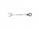 Ratchet open-end wrench, offset, 15 mm, Teger