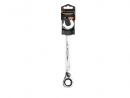 Ratchet open-end wrench, offset, 15 mm, Teger