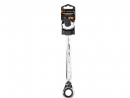 Ratcheting open-end wrench, offset, 17 mm, Teger