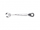 Ratcheting open-end wrench, offset, 17 mm, Teger