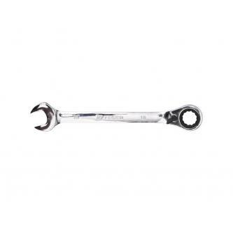Ratchet open-end wrench, offset, 18 mm, Teger
