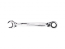 Ratchet open-end wrench, offset, 19 mm, Teger
