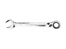 Ratchet open-end wrench, offset, 22 mm, Teger