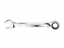 Ratchet open-end wrench, offset, 24 mm, Teger