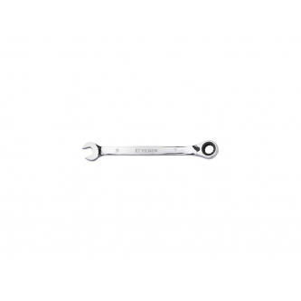 Ratchet open-end wrench, offset, 9 mm, Teger
