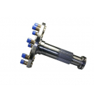 Wał koła ze szpilkami (2-ie nakrętki) C-360 Skropol