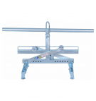 Openwork plate gripper with RGV + RGV-AS-9/9 adapters; 300-500mm; 250 kg