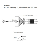 Joystick Parker PCL402 z przełącznikiem ON/OFF typ E1