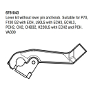 Dźwignia Parker P70, F130 G2, L90LS, K220LS, VA300