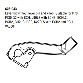 Dźwignia Parker P70, F130 G2, L90LS, K220LS, VA300