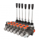 6-section hydraulic distributor 80l / min 250bar