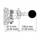 Dźwignia Parker HV07, L90LS typ M710