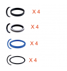 Loglift 165 slewing kit - 4x