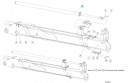 Коническая шайба, фиксирующая крепление удлинительного цилиндра Hiab M10, выпуклая