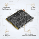 Сменный аккумулятор для Asus ZX551ML ZX550M / C11P1507 2900 мАч Li-Polymer 3,85 В (Cameron Sino)