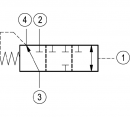 Zawór nabojowy 3-poz. Rexroth 047726008505000-VDSK-10A-TF-05