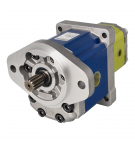 2-Sektionen-Zahnradpumpe XV-3P/32 + XV-2P/6; Gewindeanschlüsse