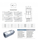 Zawór zwrotny liniowy HBS 1