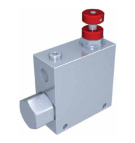 HBS 350 bar three-way regulating valve - G1/2" Galvanized steel