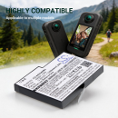 Bateria zamienna do AKASO Weatherproof 360 Action Camera / AKB01-1350 1350 mAh Li-ion 3.85 V (Cameron Sino)