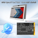 Сменный аккумулятор для Archos OXYGEN 4G / 3097138 4400 мАч Li-Polymer 3,7 В (Cameron Sino)