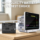Replacement Battery for Biolight P15 Patient Monitor / LIP12001A-31XR19/65-2 5000 mAh Li-ion 11.1 V (Cameron Sino)